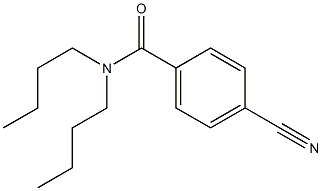 N,N-dibutyl-4-cyanobenzamide Structure