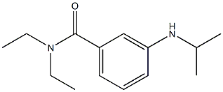 N,N-diethyl-3-(propan-2-ylamino)benzamide Structure