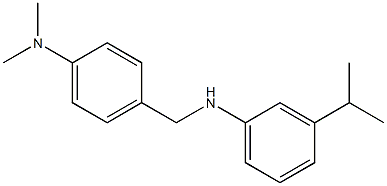 N,N-dimethyl-4-({[3-(propan-2-yl)phenyl]amino}methyl)aniline|