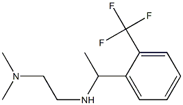 N,N-dimethyl-N'-{1-[2-(trifluoromethyl)phenyl]ethyl}ethane-1,2-diamine Structure