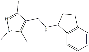  N-[(1,3,5-trimethyl-1H-pyrazol-4-yl)methyl]-2,3-dihydro-1H-inden-1-amine