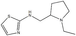 N-[(1-ethylpyrrolidin-2-yl)methyl]-1,3-thiazol-2-amine Struktur