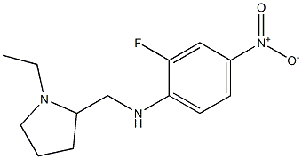 N-[(1-ethylpyrrolidin-2-yl)methyl]-2-fluoro-4-nitroaniline Structure