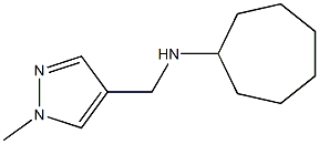 N-[(1-methyl-1H-pyrazol-4-yl)methyl]cycloheptanamine Structure