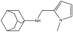 N-[(1-methyl-1H-pyrrol-2-yl)methyl]adamantan-1-amine,,结构式
