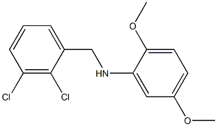 N-[(2,3-dichlorophenyl)methyl]-2,5-dimethoxyaniline Structure