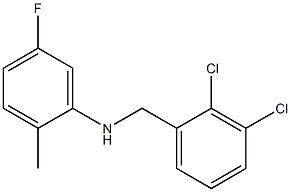 N-[(2,3-dichlorophenyl)methyl]-5-fluoro-2-methylaniline