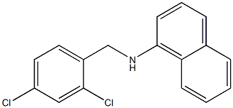 N-[(2,4-dichlorophenyl)methyl]naphthalen-1-amine Structure