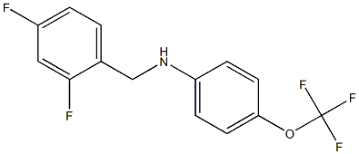 N-[(2,4-difluorophenyl)methyl]-4-(trifluoromethoxy)aniline|