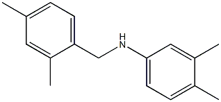 N-[(2,4-dimethylphenyl)methyl]-3,4-dimethylaniline Structure