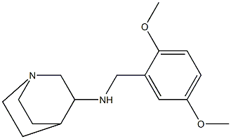 N-[(2,5-dimethoxyphenyl)methyl]-1-azabicyclo[2.2.2]octan-3-amine