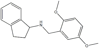 N-[(2,5-dimethoxyphenyl)methyl]-2,3-dihydro-1H-inden-1-amine