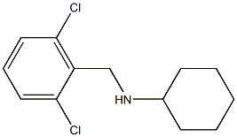 N-[(2,6-dichlorophenyl)methyl]cyclohexanamine Struktur