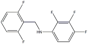 N-[(2,6-difluorophenyl)methyl]-2,3,4-trifluoroaniline Struktur