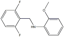 N-[(2,6-difluorophenyl)methyl]-2-methoxyaniline Struktur
