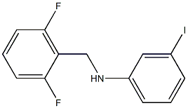 N-[(2,6-difluorophenyl)methyl]-3-iodoaniline 结构式