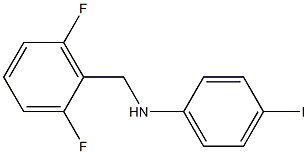 N-[(2,6-difluorophenyl)methyl]-4-iodoaniline Struktur
