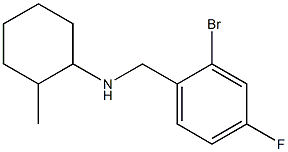 N-[(2-bromo-4-fluorophenyl)methyl]-2-methylcyclohexan-1-amine 化学構造式