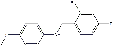  N-[(2-bromo-4-fluorophenyl)methyl]-4-methoxyaniline