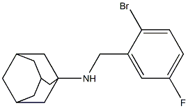 N-[(2-bromo-5-fluorophenyl)methyl]adamantan-1-amine
