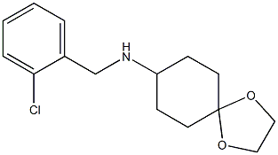 N-[(2-chlorophenyl)methyl]-1,4-dioxaspiro[4.5]decan-8-amine