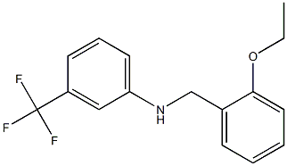 N-[(2-ethoxyphenyl)methyl]-3-(trifluoromethyl)aniline 结构式