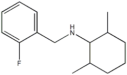 N-[(2-fluorophenyl)methyl]-2,6-dimethylcyclohexan-1-amine Structure