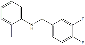 N-[(3,4-difluorophenyl)methyl]-2-methylaniline Structure