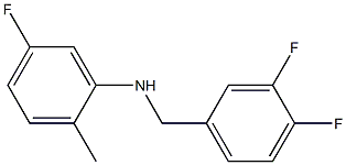 N-[(3,4-difluorophenyl)methyl]-5-fluoro-2-methylaniline|