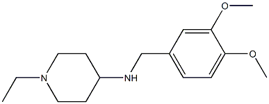 N-[(3,4-dimethoxyphenyl)methyl]-1-ethylpiperidin-4-amine Structure