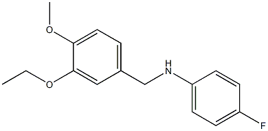 N-[(3-ethoxy-4-methoxyphenyl)methyl]-4-fluoroaniline