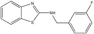 N-[(3-fluorophenyl)methyl]-1,3-benzothiazol-2-amine Structure