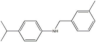 N-[(3-methylphenyl)methyl]-4-(propan-2-yl)aniline