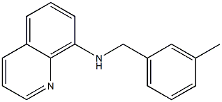 N-[(3-methylphenyl)methyl]quinolin-8-amine Structure