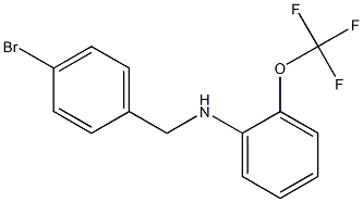 N-[(4-bromophenyl)methyl]-2-(trifluoromethoxy)aniline