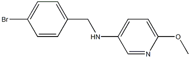 N-[(4-bromophenyl)methyl]-6-methoxypyridin-3-amine