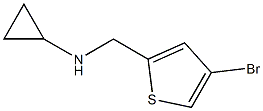 N-[(4-bromothiophen-2-yl)methyl]cyclopropanamine Structure