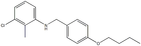  N-[(4-butoxyphenyl)methyl]-3-chloro-2-methylaniline