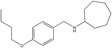 N-[(4-butoxyphenyl)methyl]cycloheptanamine