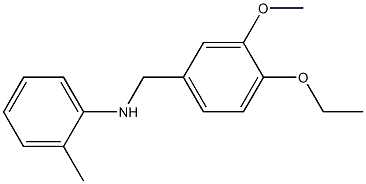 N-[(4-ethoxy-3-methoxyphenyl)methyl]-2-methylaniline|