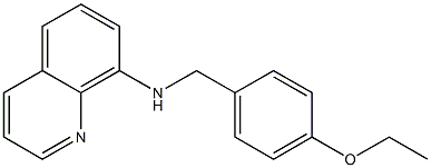 N-[(4-ethoxyphenyl)methyl]quinolin-8-amine Struktur