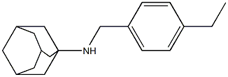 N-[(4-ethylphenyl)methyl]adamantan-1-amine Structure