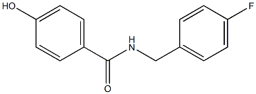 N-[(4-fluorophenyl)methyl]-4-hydroxybenzamide Structure