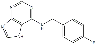 N-[(4-fluorophenyl)methyl]-7H-purin-6-amine