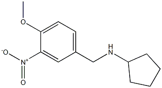 N-[(4-methoxy-3-nitrophenyl)methyl]cyclopentanamine