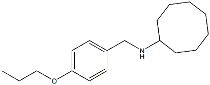 N-[(4-propoxyphenyl)methyl]cyclooctanamine