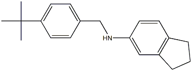 N-[(4-tert-butylphenyl)methyl]-2,3-dihydro-1H-inden-5-amine|