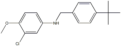 N-[(4-tert-butylphenyl)methyl]-3-chloro-4-methoxyaniline|