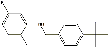 N-[(4-tert-butylphenyl)methyl]-5-fluoro-2-methylaniline|