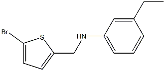 N-[(5-bromothiophen-2-yl)methyl]-3-ethylaniline Structure